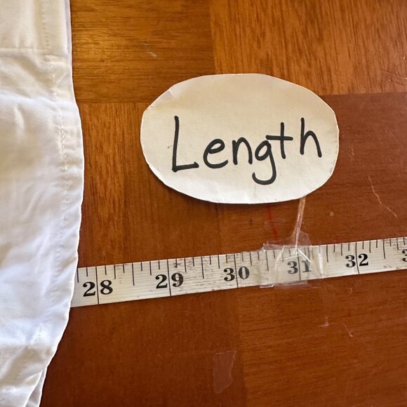 Lauren Ralph Lauren White Short Sleeve Button-Up Shirt With Tie Waist XL - Picture 4 of 7